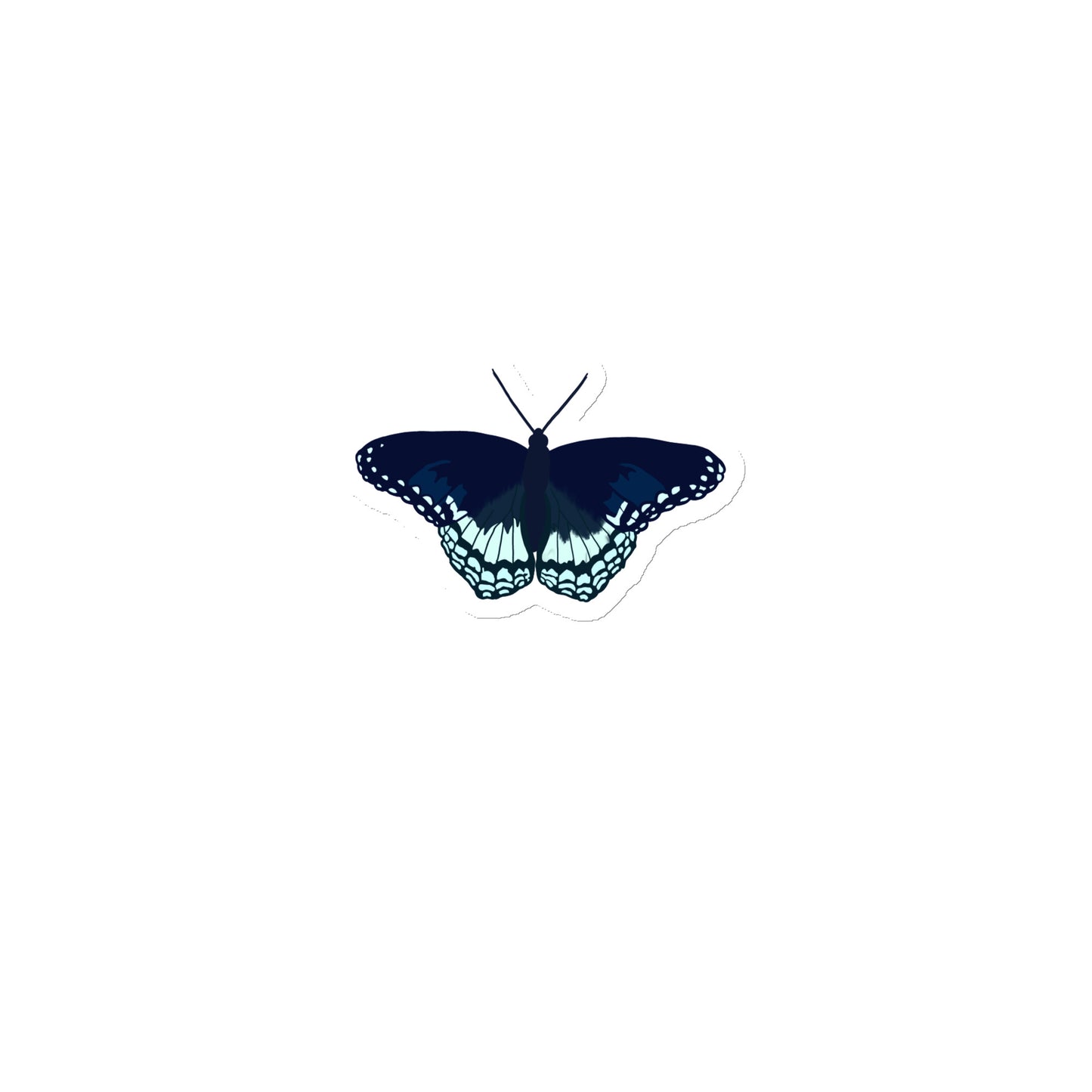 Blue Butterfly Magnet