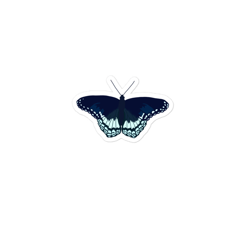 Blue Butterfly Bubble-free stickers