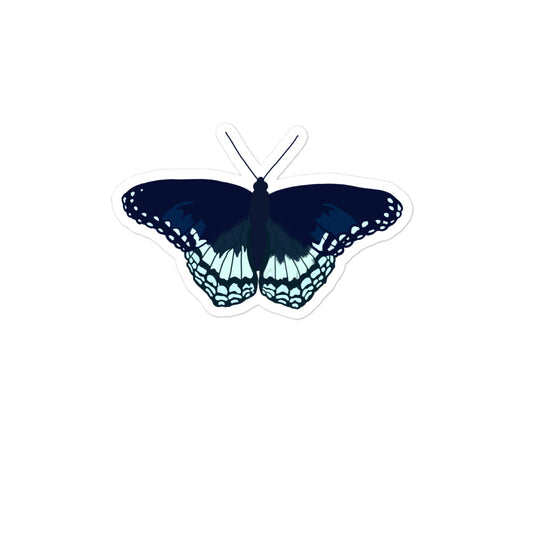 Blue Butterfly Bubble-free stickers